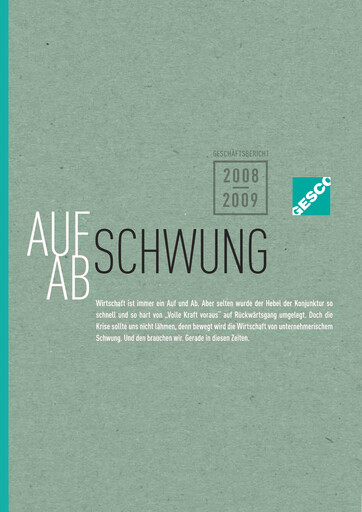 Thumbnail Gesco SE Annual Report 2008-2009