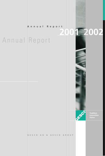 Vorschaubild Gesco SE Jahresbericht 2001-2002