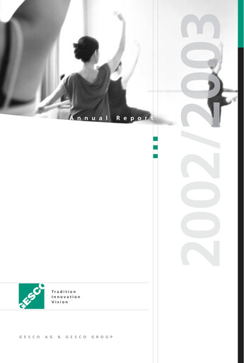 Vorschaubild Gesco SE Jahresbericht 2002-2003