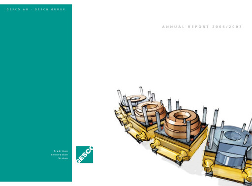 Vorschaubild Gesco SE Jahresbericht 2006-2007