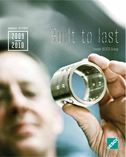 Vorschaubild Gesco SE Jahresbericht 2009-2010