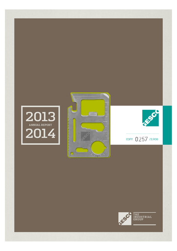 Vorschaubild Gesco SE Jahresbericht 2013-2014