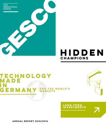 Vorschaubild Gesco SE Jahresbericht 2015-2016
