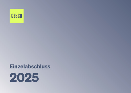 Vorschaubild Gesco SE Finanzmitteilung 2025