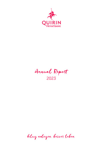 Thumbnail Quirin Privatbank Annual Report 2023