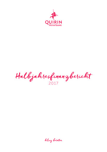 Thumbnail Quirin Privatbank Half-year Report 2017-h1