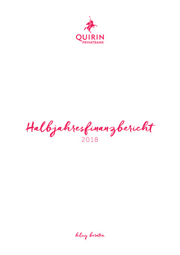 Thumbnail Quirin Privatbank Half-year Report 2018-h1