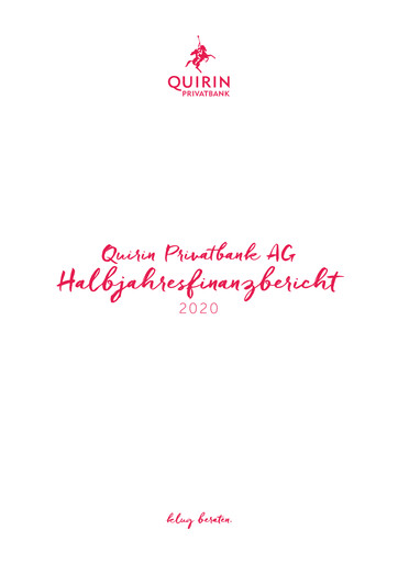 Thumbnail Quirin Privatbank Half-year Report 2020-h1