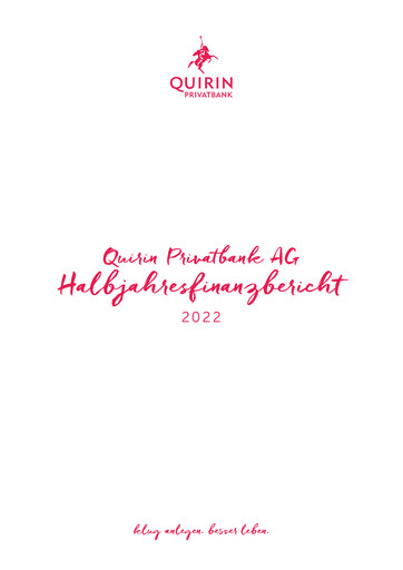Thumbnail Quirin Privatbank Half-year Report 2022-h1