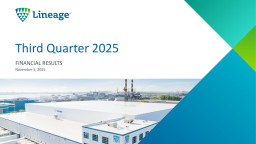 Thumbnail Lineage Quarterly Report 2025-q3
