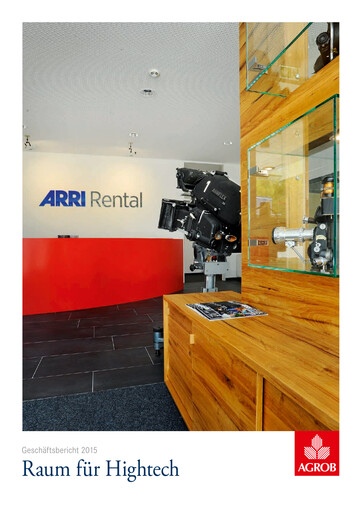 Thumbnail AGROB Immobilien Annual Report 2015