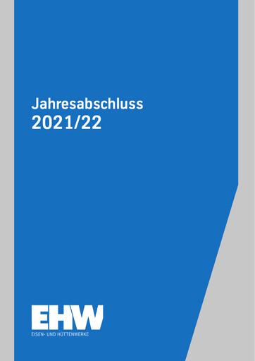 Vorschaubild Eisen- und Hüttenwerke Finanzmitteilung 2021-2022