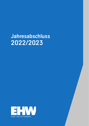 Vorschaubild Eisen- und Hüttenwerke Finanzmitteilung 2022-2023