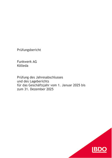 Thumbnail Funkwerk AG Financial Statement 2025