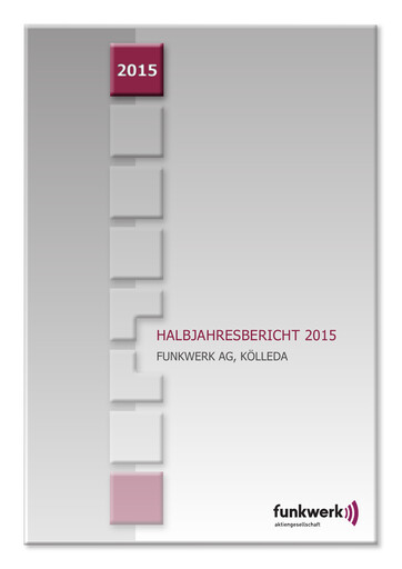 Thumbnail Funkwerk AG Half-year Report 2015-h1