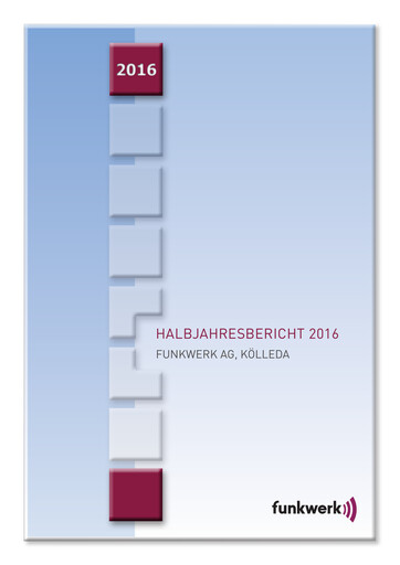 Thumbnail Funkwerk AG Half-year Report 2016-h1