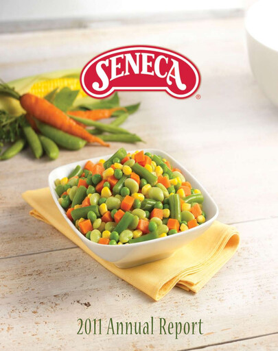 Thumbnail Seneca Foods
 Annual Report 2011