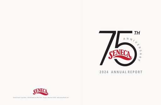 Thumbnail Seneca Foods
 Annual Report 2024