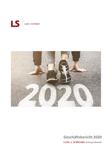 Thumbnail Lang & Schwarz Annual Report 2020