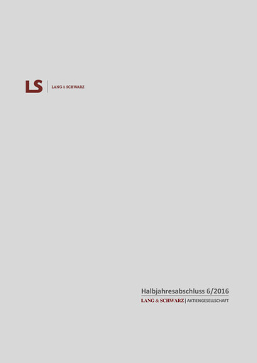 Miniature Lang & Schwarz Rapport semestriel 2016-h1