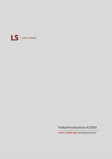 Miniature Lang & Schwarz Rapport semestriel 2020-h1