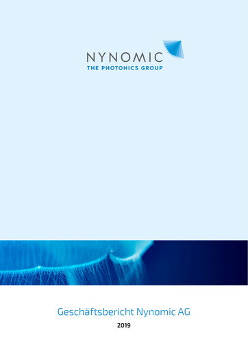 Thumbnail Nynomic AG Annual Report 2019