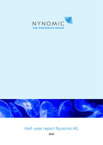 Miniature Nynomic AG Rapport semestriel 2021-h1