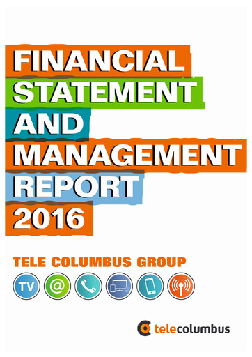 Miniature Tele Columbus Bilan financier 2016