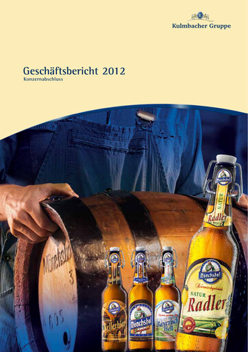 Miniature Kulmbacher Brauerei Rapport annuel 2012