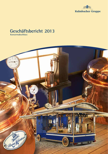 Miniature Kulmbacher Brauerei Rapport annuel 2013