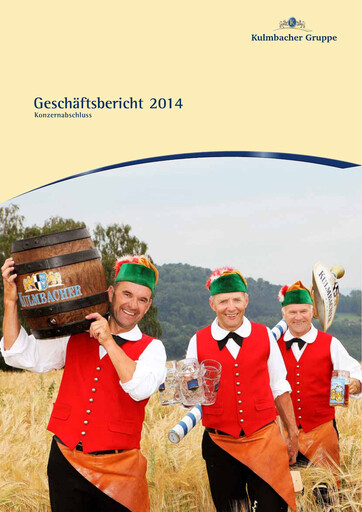 Miniature Kulmbacher Brauerei Rapport annuel 2014