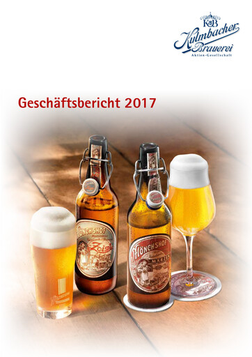 Miniature Kulmbacher Brauerei Rapport annuel 2017