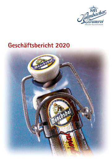 Miniature Kulmbacher Brauerei Rapport annuel 2020