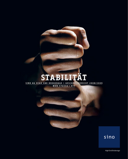 Vorschaubild Sino AG Jahresbericht 2008-2009
