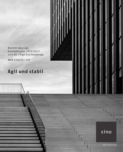 Vorschaubild Sino AG Jahresbericht 2016-2017