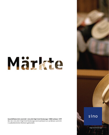 Vorschaubild Sino AG Finanzbericht 2007-2008