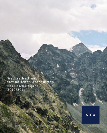 Vorschaubild Sino AG Finanzbericht 2010-2011