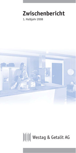 Thumbnail Westag AG Half-year Report 2008-h1