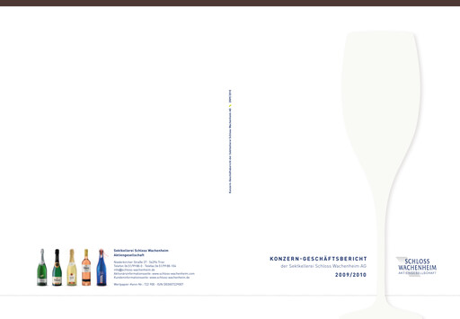 Thumbnail Schloss Wachenheim Annual Report 2009-2010