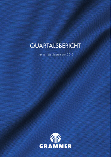 Thumbnail Grammer AG Quarterly Report 2013-q3