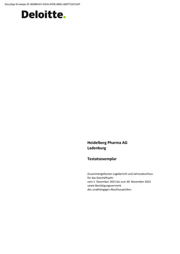 Thumbnail Heidelberg Pharma Financial Statement 2022
