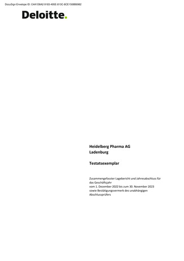 Thumbnail Heidelberg Pharma Financial Statement 2023