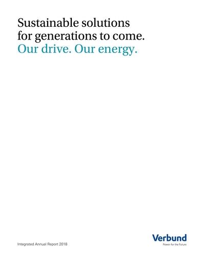 Thumbnail Verbund AG

 Annual Report 2018