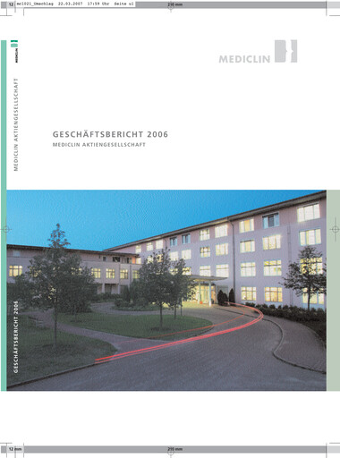 Thumbnail Mediclin Annual Report 2006