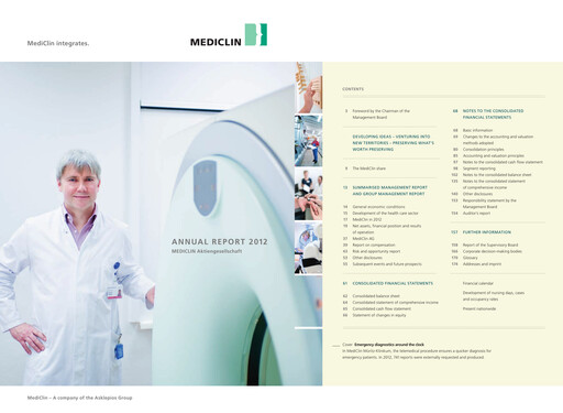 Thumbnail Mediclin Annual Report 2012