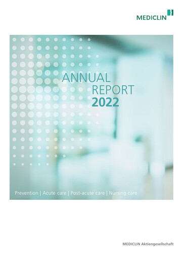 Thumbnail Mediclin Annual Report 2022