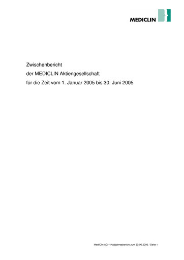 Thumbnail Mediclin Half-year Report 2005-h1