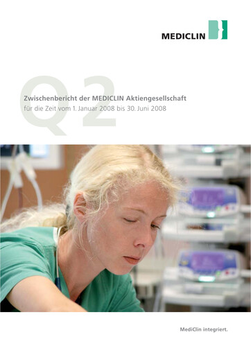 Thumbnail Mediclin Half-year Report 2008-h1
