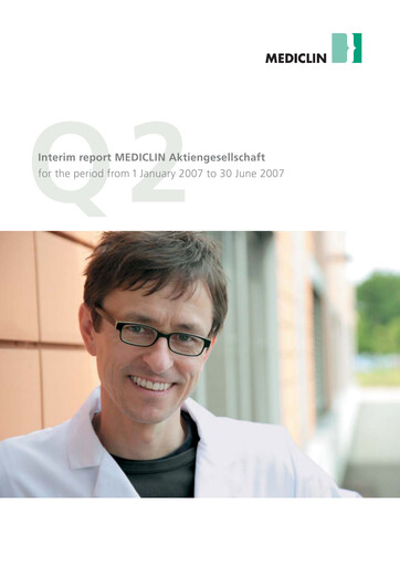 Thumbnail Mediclin Half-year Report 2007-h1