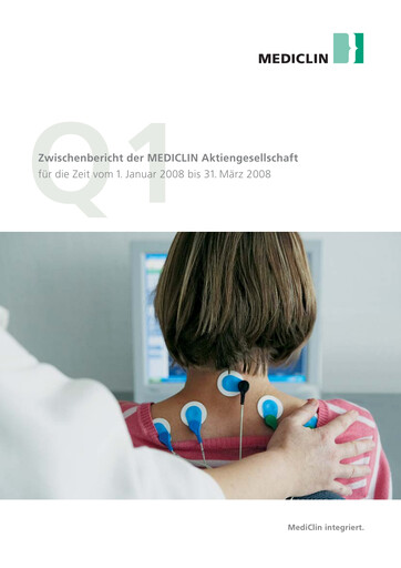 Vorschaubild Mediclin Quartalsbericht 2008-q1